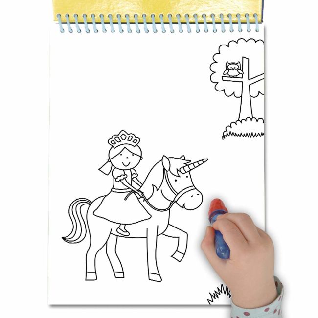 Water magic: carte de colorat unicorni