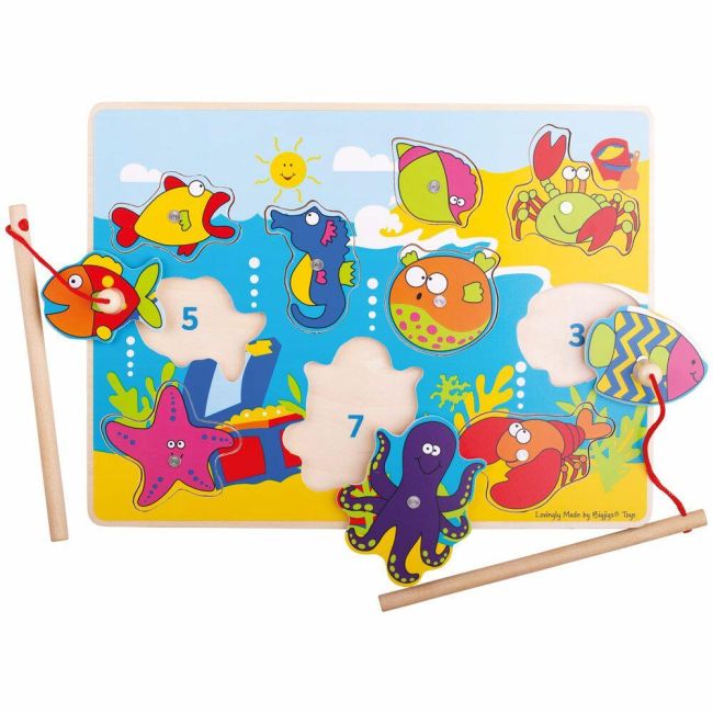 Joc de pescuit magnetic - animalutele marine