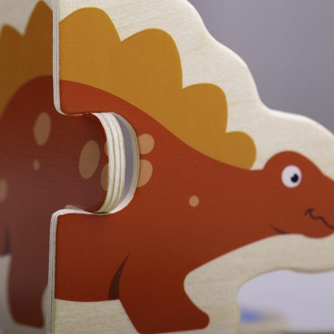 Puzzle din lemn - dinozauri