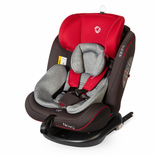 Scaun auto rotativ cu isofix grupa 0-36 kg nova rosu smb339085020