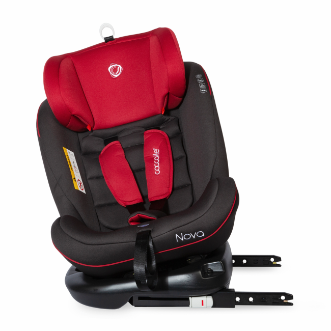Scaun auto rotativ cu isofix grupa 0-36 kg nova rosu smb339085020
