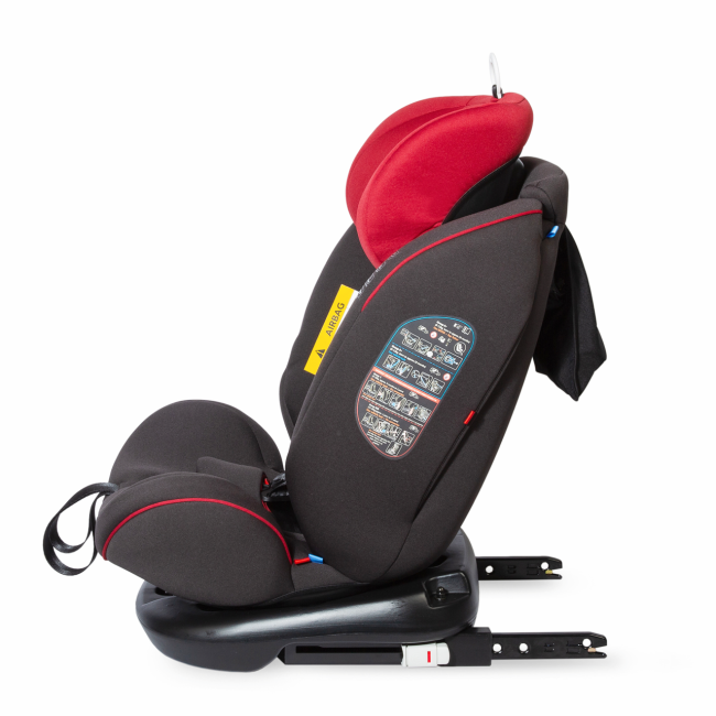 Scaun auto rotativ cu isofix grupa 0-36 kg nova rosu smb339085020