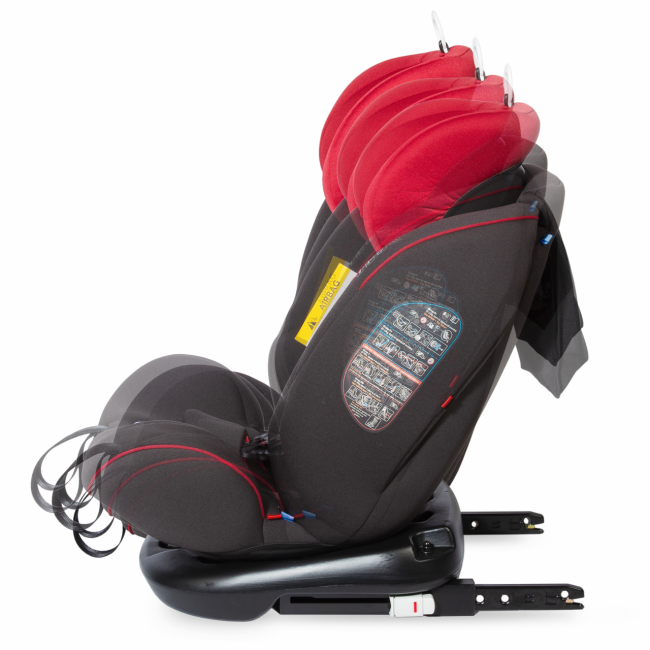 Scaun auto rotativ cu isofix grupa 0-36 kg nova rosu smb339085020