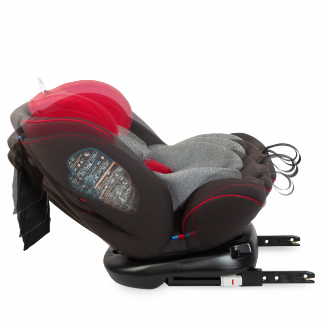 Scaun auto rotativ cu isofix grupa 0-36 kg nova rosu smb339085020