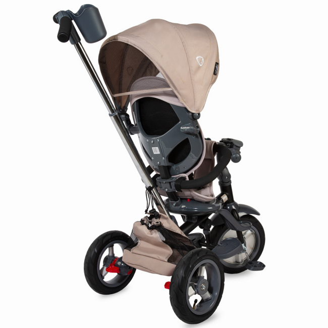 Tricicleta multifunctionala 4in1 cu sezut reversibil coccolle velo air bej smb338012644
