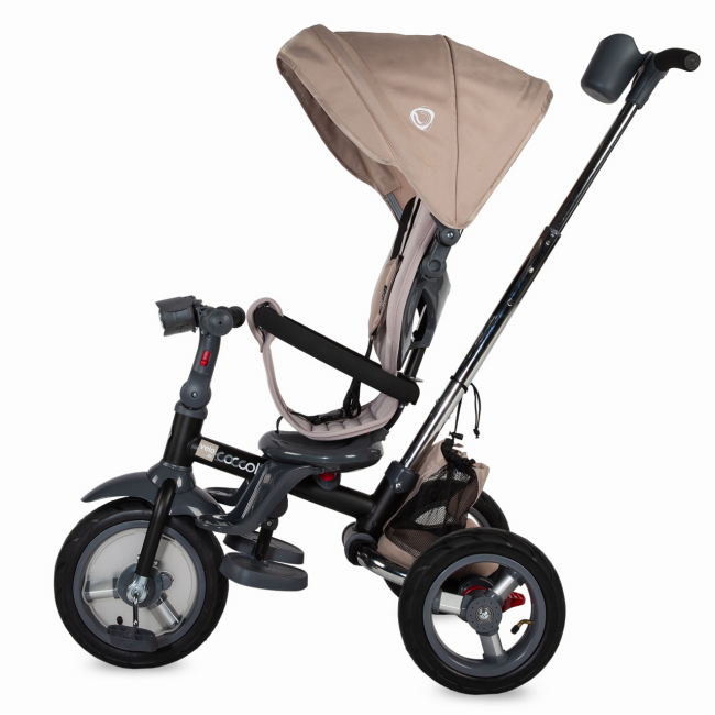 Tricicleta multifunctionala 4in1 cu sezut reversibil coccolle velo air bej smb338012644