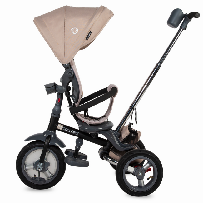 Tricicleta multifunctionala 4in1 cu sezut reversibil coccolle velo air bej smb338012644