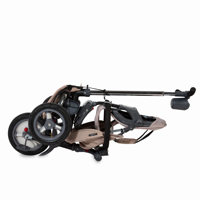 Tricicleta multifunctionala 4in1 cu sezut reversibil coccolle velo air bej smb338012644