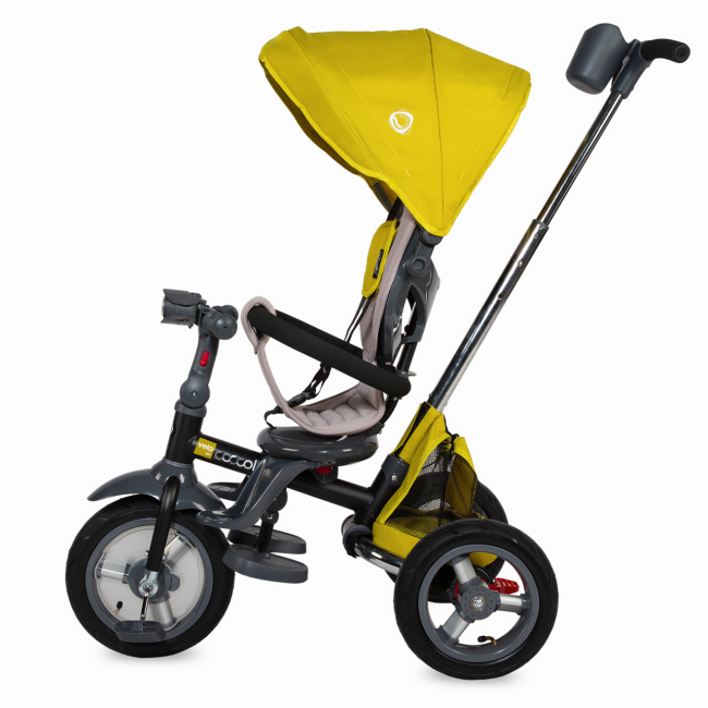Tricicleta multifunctionala 4in1 cu sezut reversibil coccolle velo air mustar smb338012640