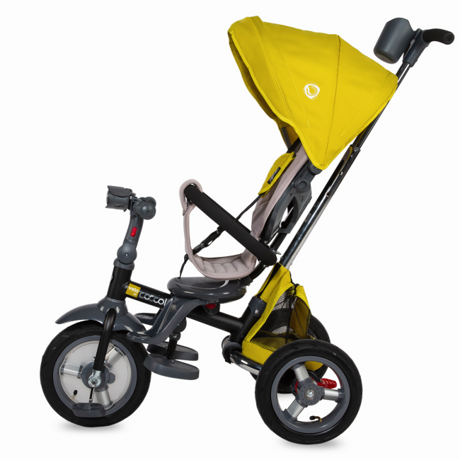 Tricicleta multifunctionala 4in1 cu sezut reversibil coccolle velo air mustar smb338012640