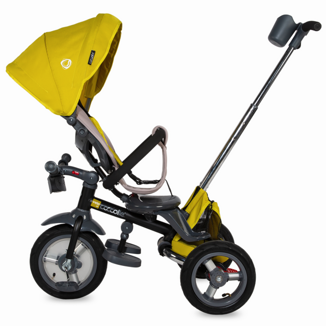 Tricicleta multifunctionala 4in1 cu sezut reversibil coccolle velo air mustar smb338012640