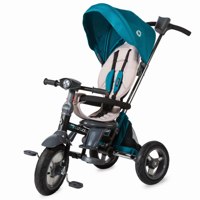 Tricicleta multifunctionala 4in1 cu sezut reversibil coccolle velo air verde smb338012680