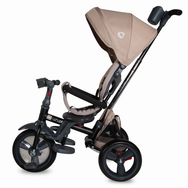 Tricicleta multifunctionala 4in1 cu sezut reversibil coccolle velo bej smb339012544