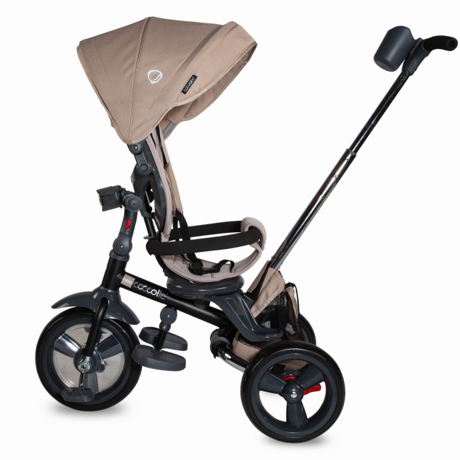 Tricicleta multifunctionala 4in1 cu sezut reversibil coccolle velo bej smb339012544