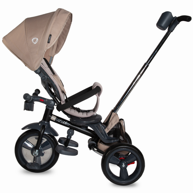 Tricicleta multifunctionala 4in1 cu sezut reversibil coccolle velo bej smb339012544