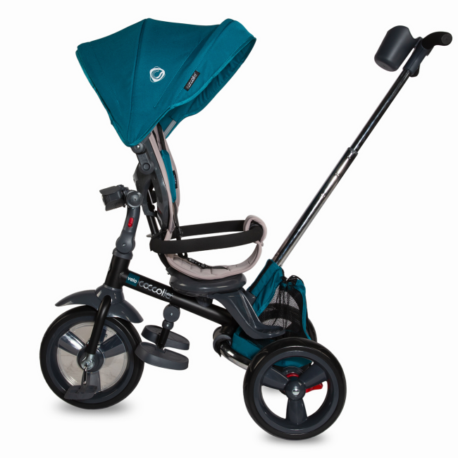 Tricicleta multifunctionala 4in1 cu sezut reversibil coccolle velo verde smb339012580