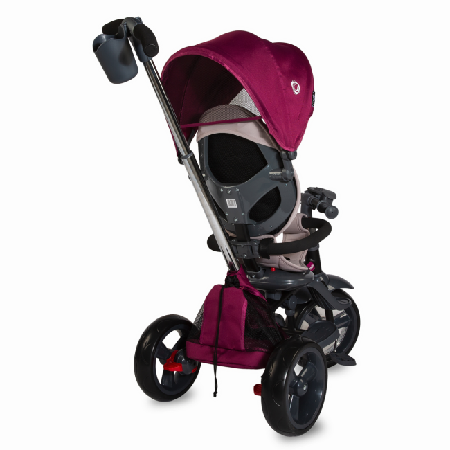 Tricicleta multifunctionala 4in1 cu sezut reversibil coccolle velo violet smb339012550
