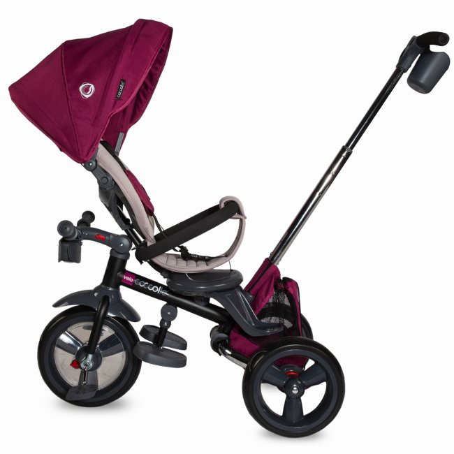 Tricicleta multifunctionala 4in1 cu sezut reversibil coccolle velo violet smb339012550