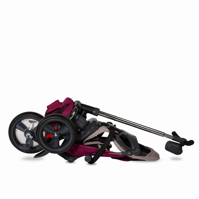 Tricicleta multifunctionala 4in1 cu sezut reversibil coccolle velo violet smb339012550