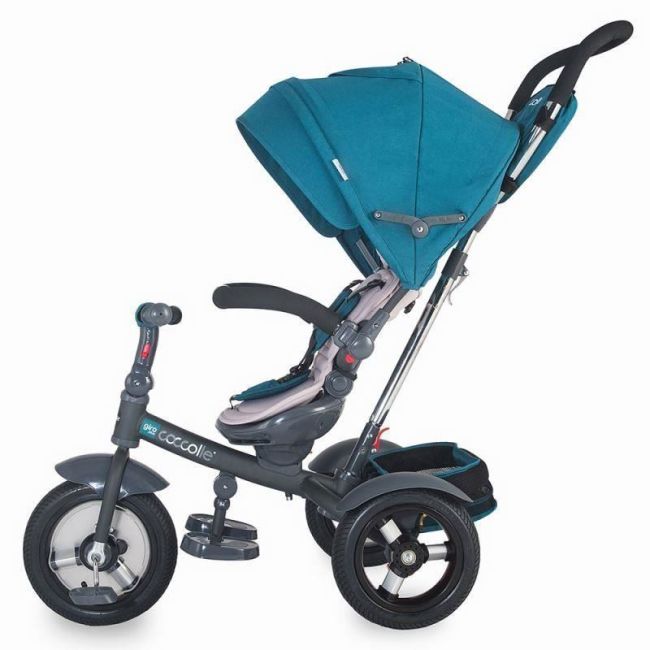 Tricicleta multifunctionala coccolle giro plus albastru smb337010630