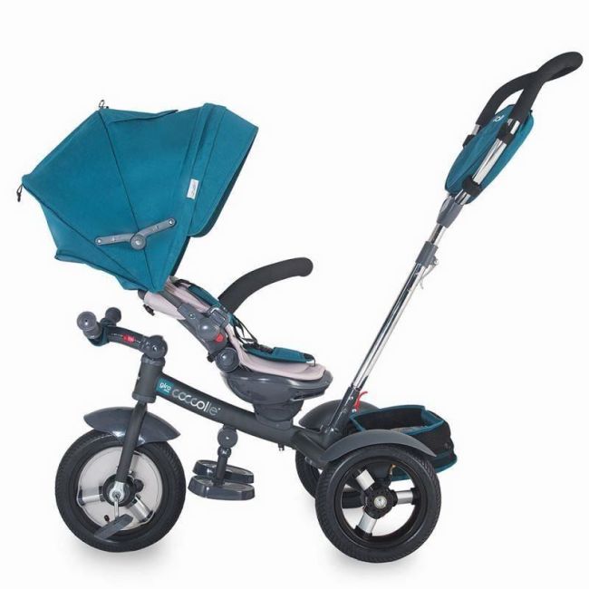 Tricicleta multifunctionala coccolle giro plus albastru smb337010630