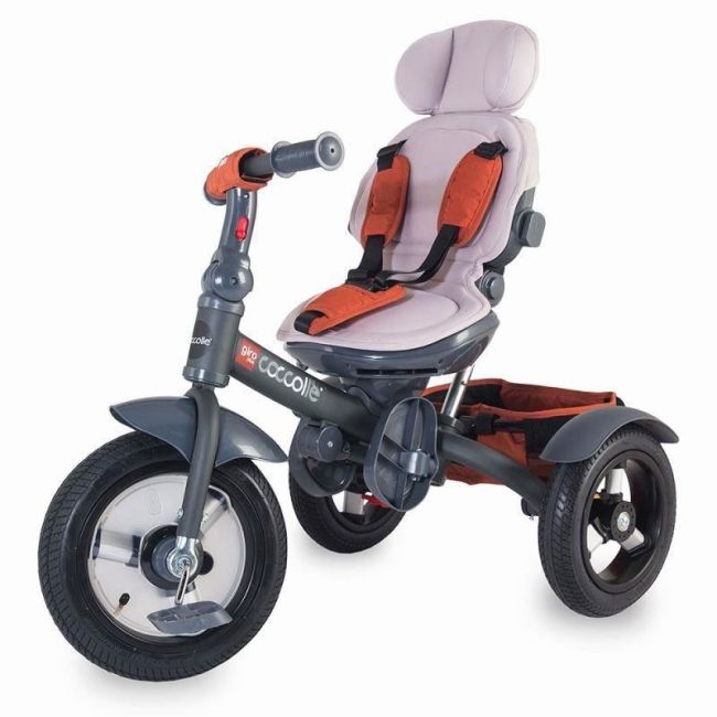 Tricicleta multifunctionala coccolle giro plus albastru smb337010630