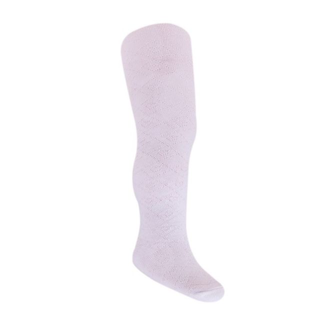 Dres alb din bumbac cu model din tesatura (Marimi dresuri: 3-5 ani) RA-06-5-c3