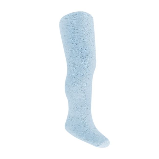 Dres pentru bebelusi din bumbac cu model din tesatura - Bleu RA-06-Bleu-c3-TG