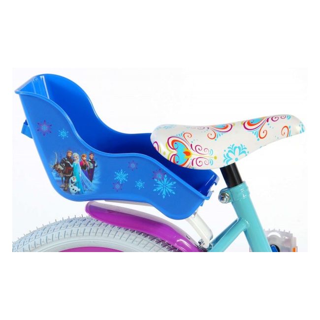 Bicicleta fete Volare Frozen 16 inch cu roti ajutatoare partial montata - SOLVOL51661-CH