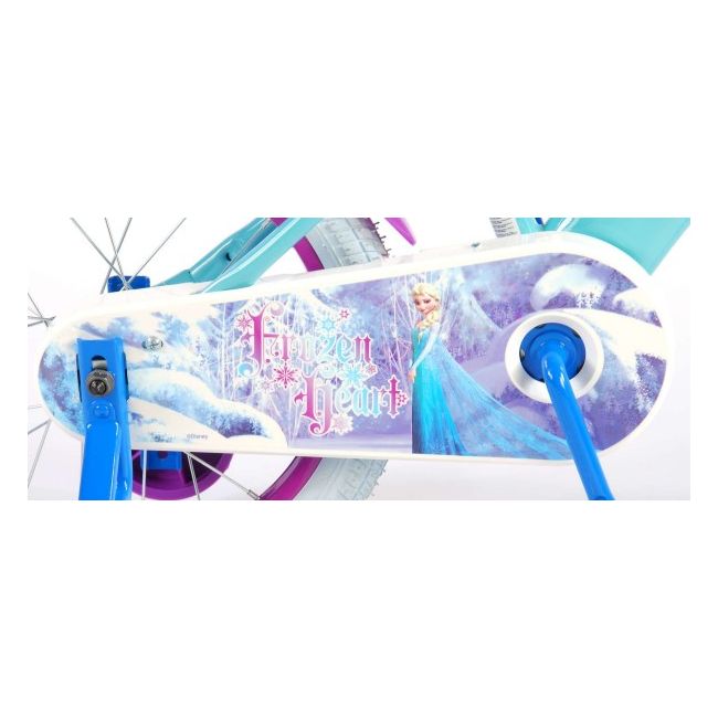 Bicicleta fete Volare Frozen 16 inch cu roti ajutatoare partial montata - SOLVOL51661-CH