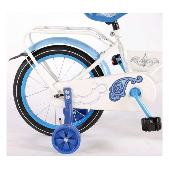 Bicicleta fete Volare Paisley 16 inch cu roti ajutatoare partial montata - SOLVOL71601