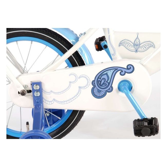 Bicicleta fete Volare Paisley 16 inch cu roti ajutatoare partial montata - SOLVOL71601