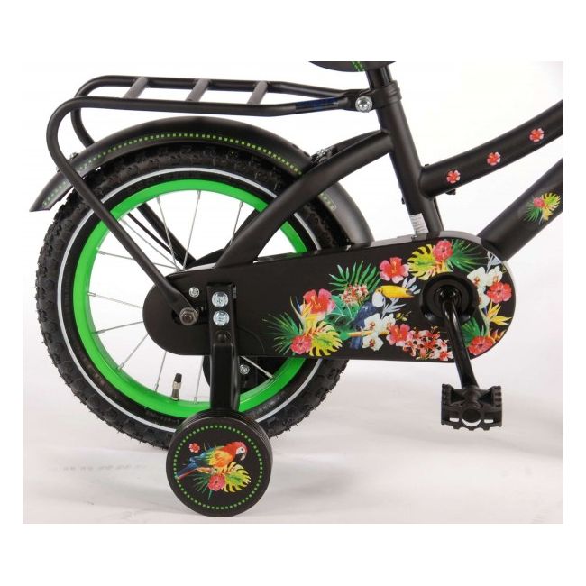 Bicicleta fete Volare Tropical 14 inch cu roti ajutatoare partial montata - SOLVOL61419