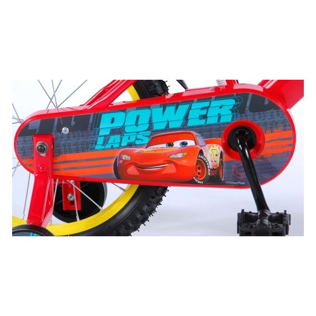Bicicleta Volare Cars 3 pentru baieti 16 inch cu roti ajutatoare partial montata - SOLVOL81648-CH