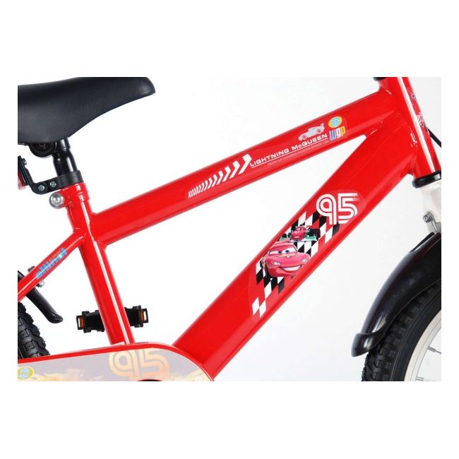 Bicicleta Volare Cars pentru baieti 18 inch partial montata - SOLVOL11648-18-CH