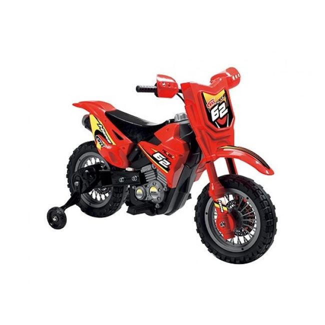 Motocicleta electrica pentru copii Enduro Motocross 6V rosie  - SOLGL39355