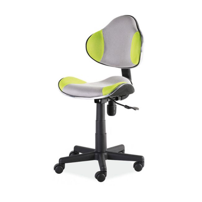 Scaun birou copii mesh sl qg2 verde - gri drm4806