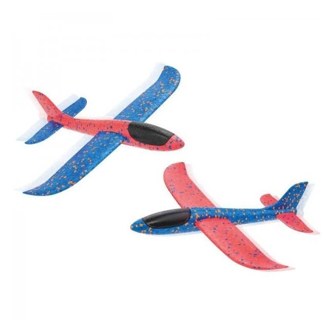 Set 2 avioane usoare din spuma Globo WToy pentru copii care zboara - SOLGL39239