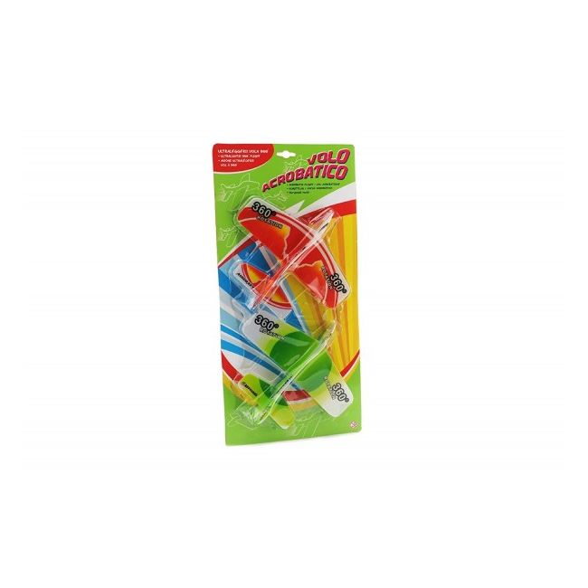 Set 2 avioane usoare din spuma Retro Globo WToy pentru copii care zboara - SOLGL37022