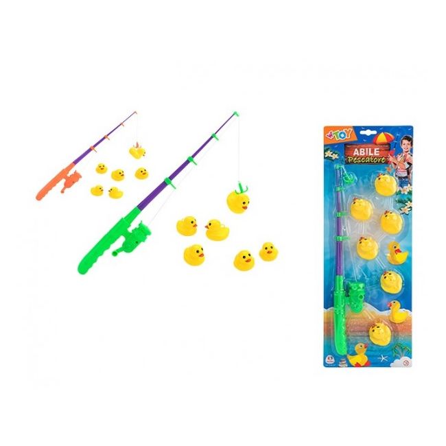 Undita pescuit pentru copii Globo WToy cu 6 ratuste galbene - SOLGL38580