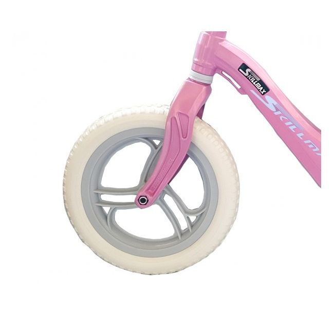 Bicicleta fara pedale 12 inch Roz foarte usoara 2kg inaltime reglabila roti EVA cadru magneziu - SOLSKMB5