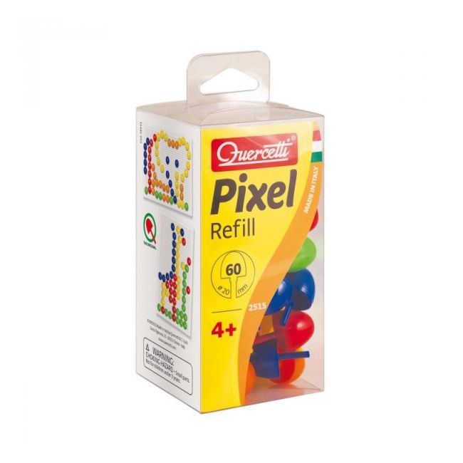 Set 60 butoni de rezerva pentru tablita mozaic Quercetti Pixel Junior   - SOLQ2515