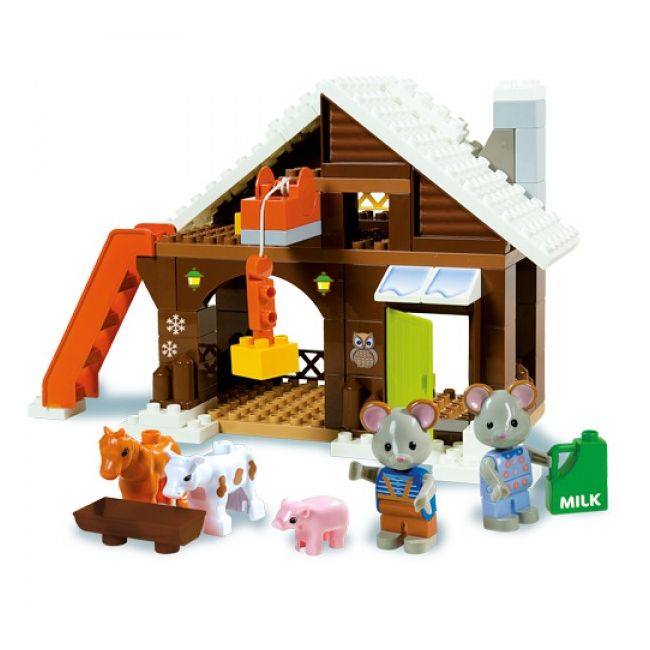 Set constructie Unico Maximilian Families Refugiul Montan 93 piese - SOLUN8937