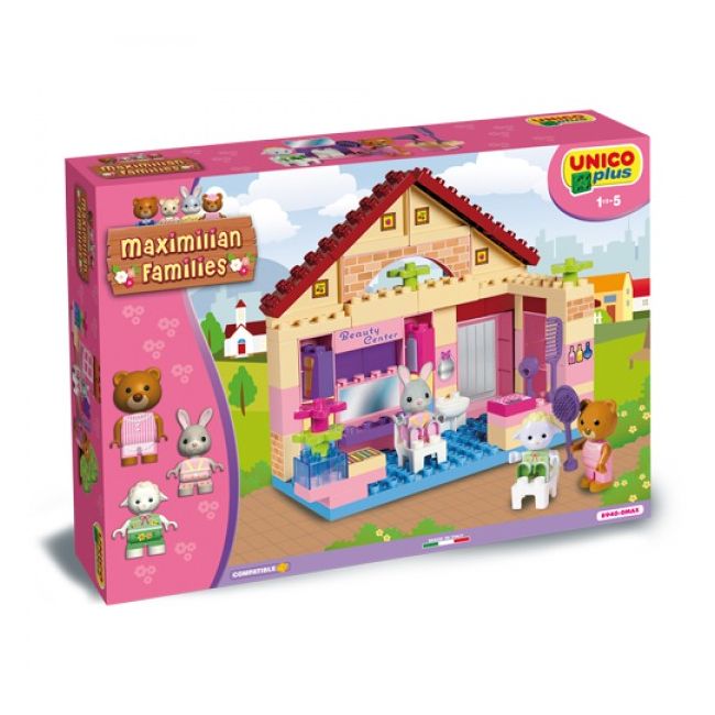 Set constructie Unico Maximilian Families Salon de infrumusetare 80 piese - SOLUN8940