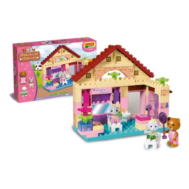 Set constructie Unico Maximilian Families Salon de infrumusetare 80 piese - SOLUN8940