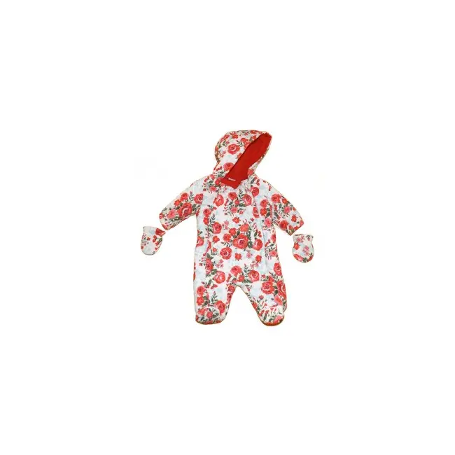 Combinezon captusit fetite - Roses (Marime Disponibila: 3-6 luni) - DEA12745.3-6 luni