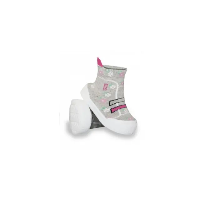 Mocasini cu talpa de cauciuc antiderapanta Model Cute - OB-009-3.Marimea 21