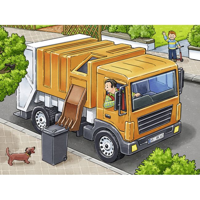 PUZZLE IN CUTIE VEHICULE, 12 PIESE - ARTRVSPC07406