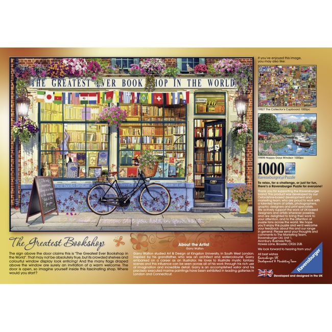 PUZZLE LIBRARIE GROZAVA, 1000 PIESE - ARTRVSPA15337