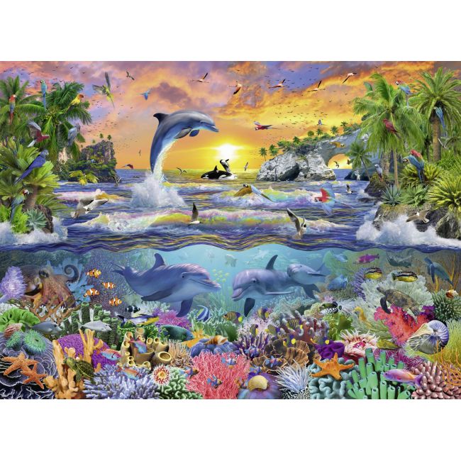 PUZZLE PARADIS TROPICAL, 100 PIESE - ARTRVSPC10950